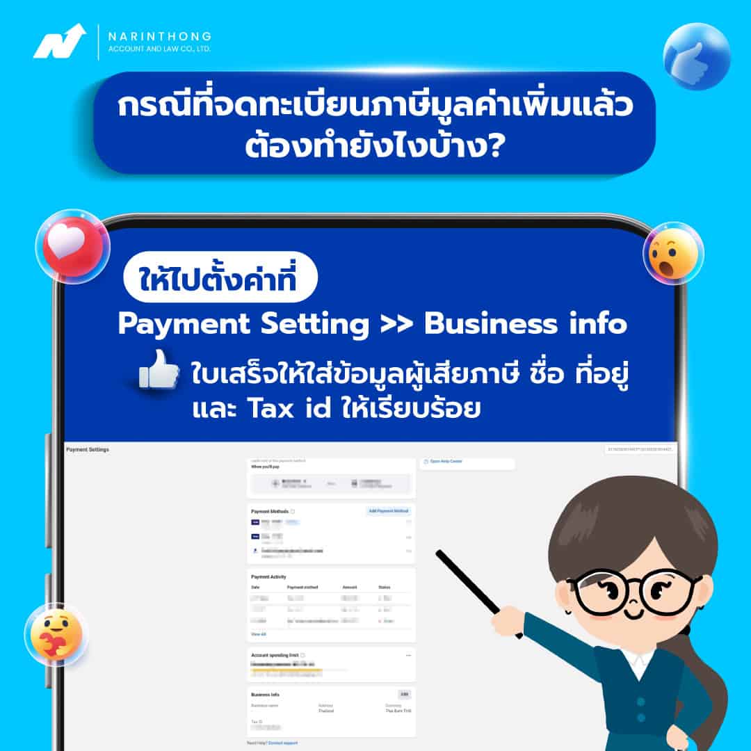 ค่าโฆษณา Facebook ภาษี